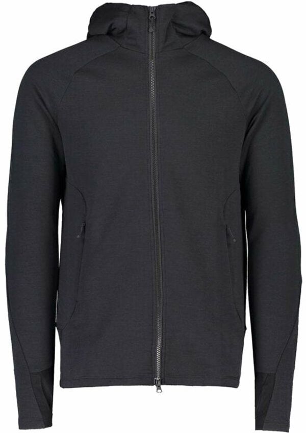 POC POC Merino Zip Hood Majica s kapuljačom Uranium Black 2XL