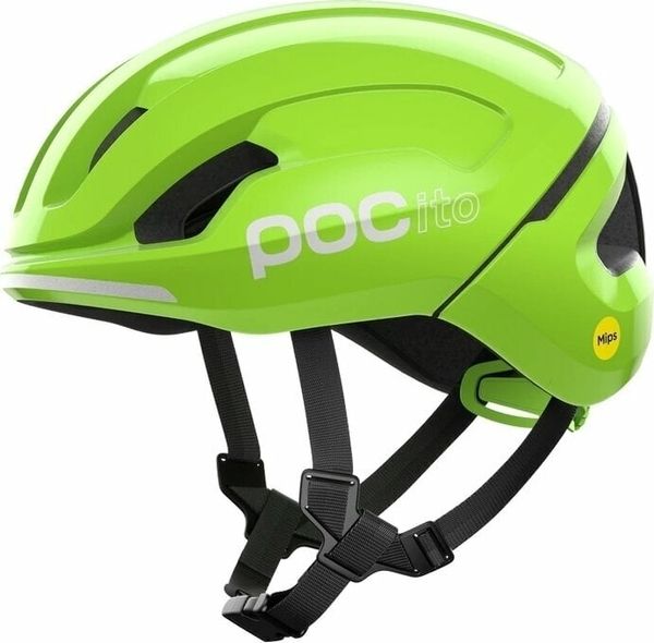 POC POC POCito Omne MIPS Fluorescent Yellow/Green 48-52 Kaciga za bicikl za djecu