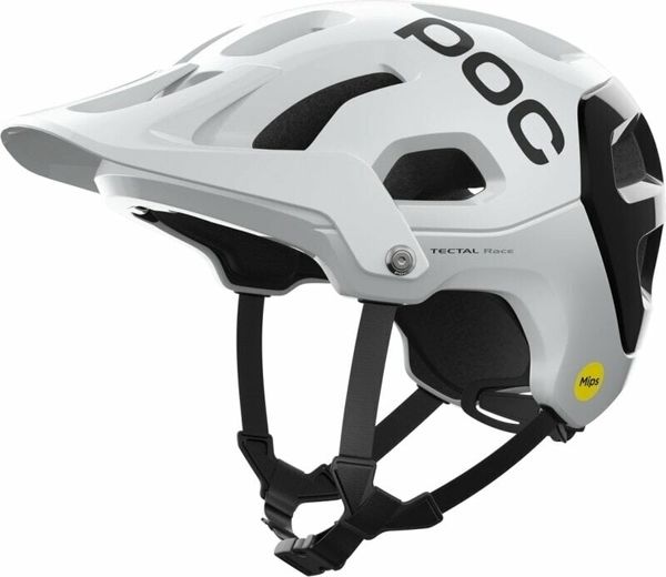 POC POC Tectal Race MIPS Hydrogen White/Uranium Black 59-62 Kaciga za bicikl
