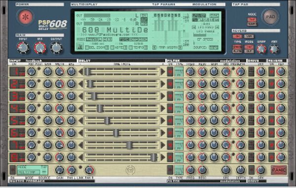 PSP AUDIOWARE PSP AUDIOWARE 608 Multi-Delay (Digitalni proizvod)
