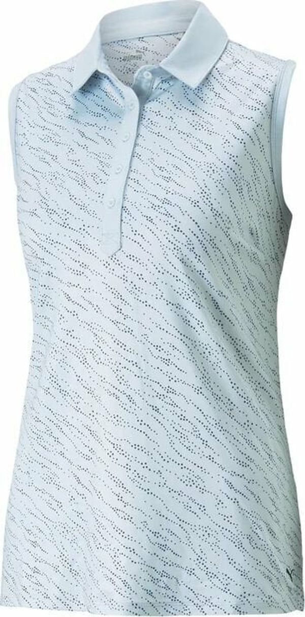 Puma Puma Womens Cloudspun Whitewater Sleeveless Lucite/Navy Blazer XS Polo majica