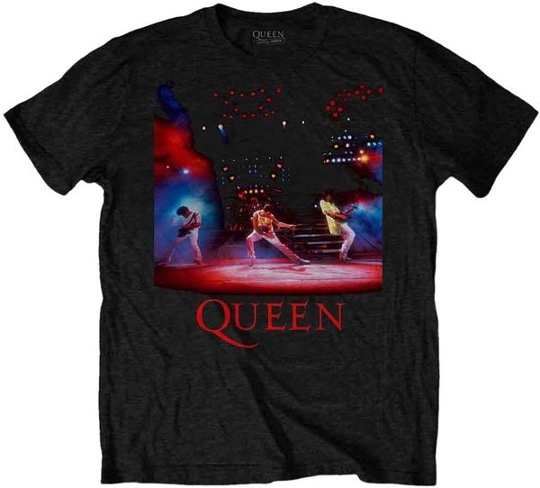Queen Queen Košulja Live Shot Spotlight Unisex Black S