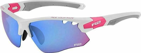 R2 R2 Crown White/Orange/Blue Revo Biciklističke naočale