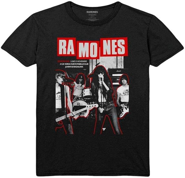 Ramones Ramones Košulja Barcelona Unisex Black XL