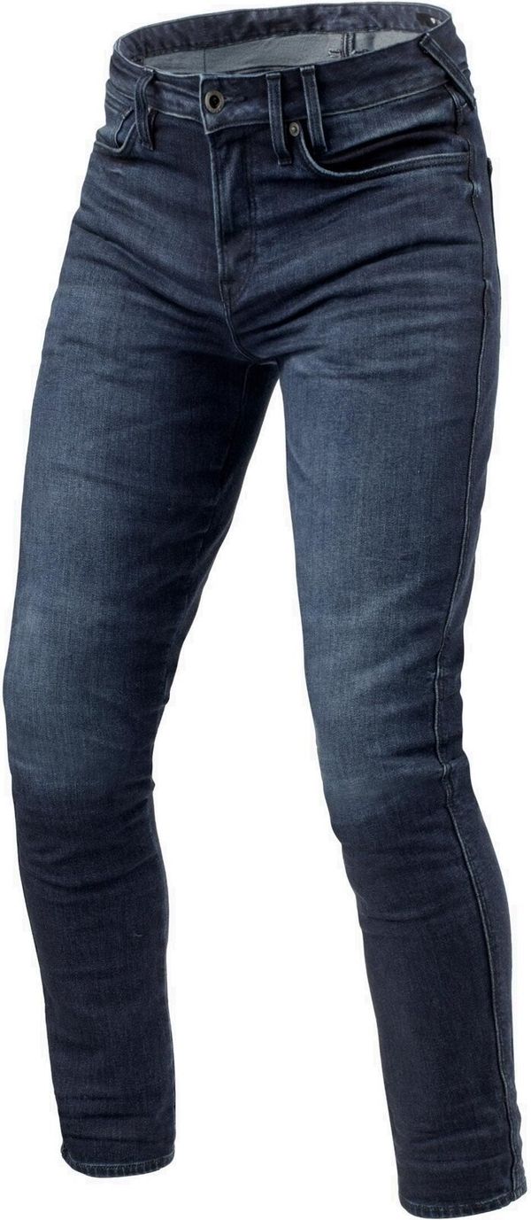 Rev'it! Rev'it! Jeans Carlin SK Dark Blue 34/33 Moto traperice
