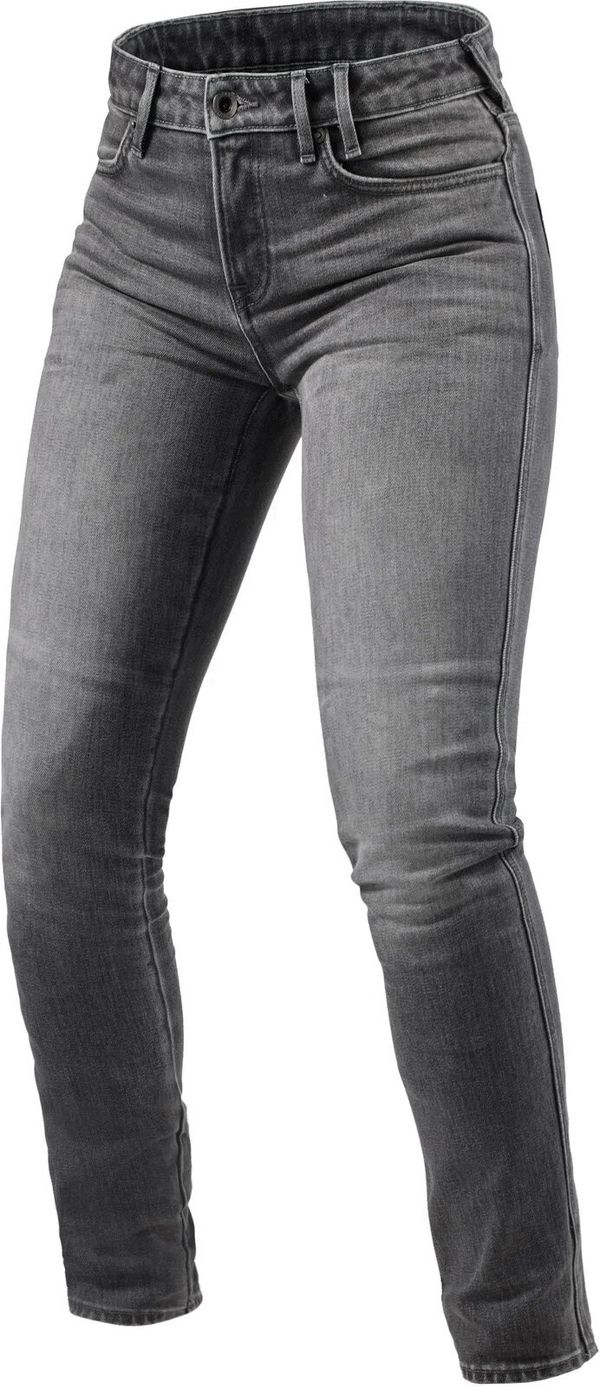 Rev'it! Rev'it! Jeans Shelby 2 Ladies SK Medium Grey Stone 32/32 Moto traperice