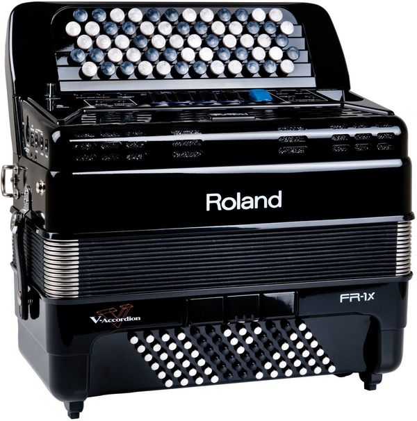 Roland Roland FR-1x Crna Harmonika s gumbima