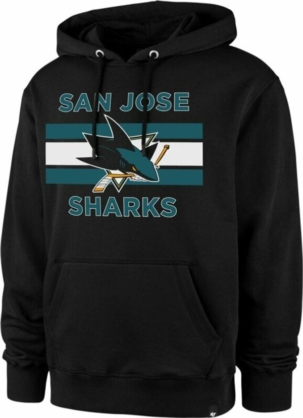 San Jose Sharks San Jose Sharks NHL Burnside Pullover Hoodie Jet Black M Majica s kapuljačom