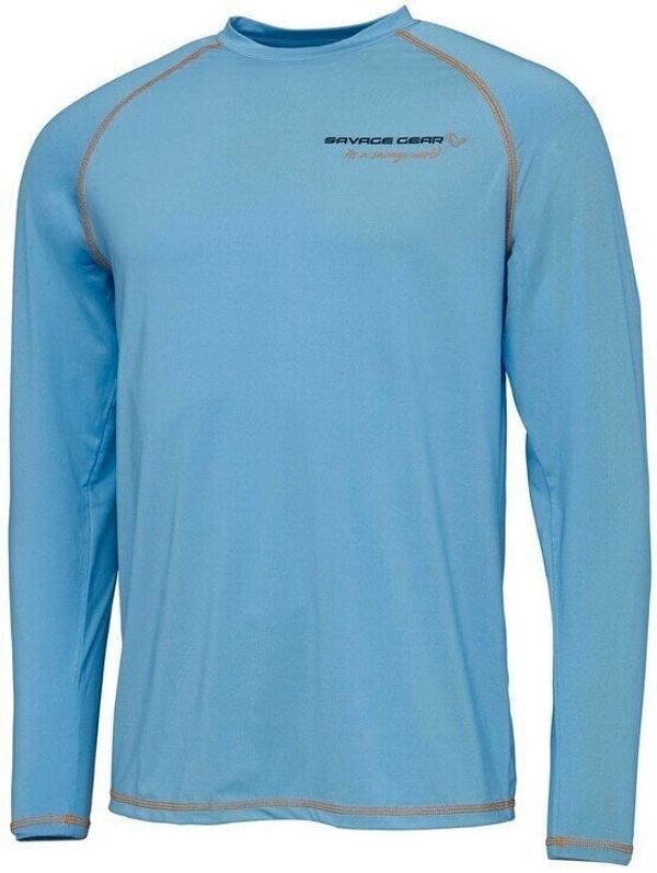 Savage Gear Savage Gear Majica Aqua UV Long Sleeve Tee Bonnie Blue 2XL