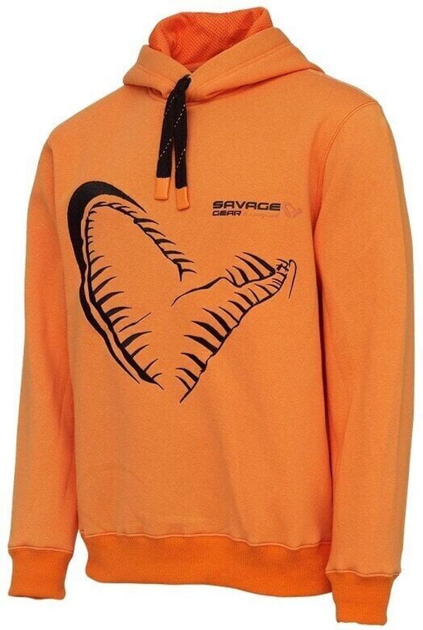 Savage Gear Savage Gear Majica s kapuljačom Mega Jaw Hoodie Sun Orange 2XL