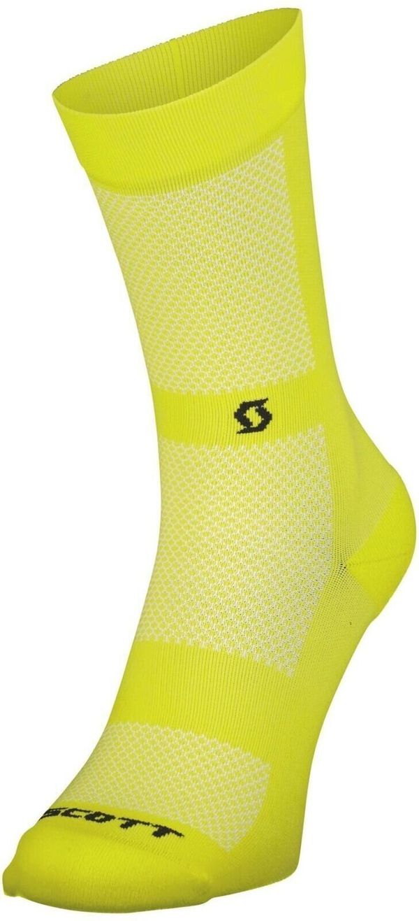 Scott Scott Performance No Shortcuts Crew Socks Sulphur Yellow/Black 36-38 Biciklistički čarape