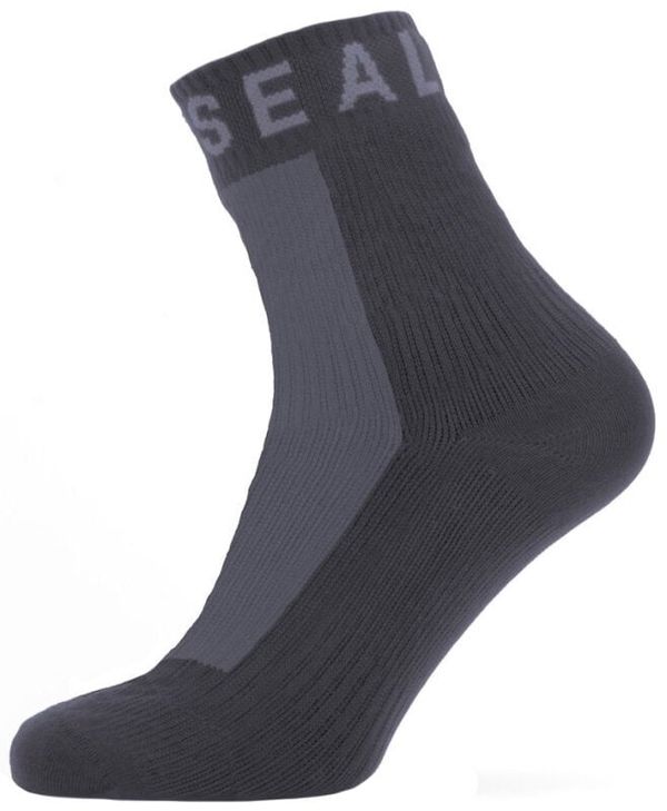 Sealskinz Sealskinz Waterproof All Weather Ankle Length Sock with Hydrostop Black/Grey M Biciklistički čarape