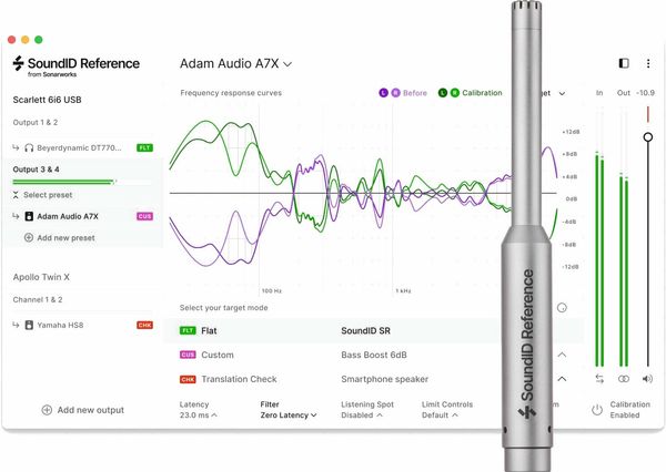 Sonarworks Sonarworks SoundID Reference for Speakers & Headphones with Measurement Microphone Mjerni mikrofon