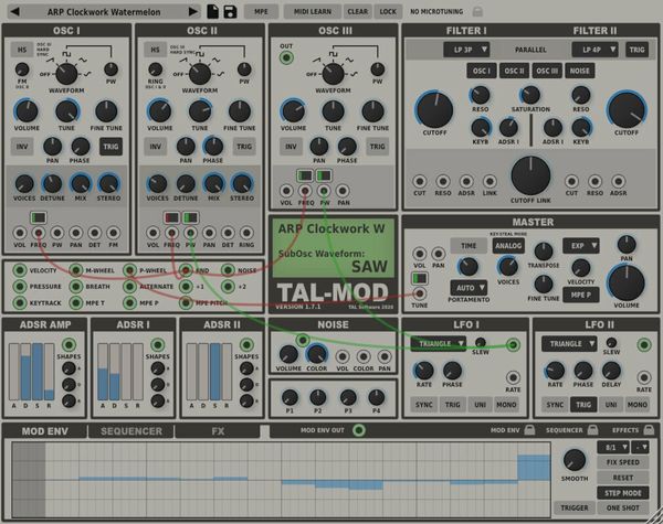 TAL SOFTWARE TAL SOFTWARE Mod Synthesizer (Digitalni proizvod)