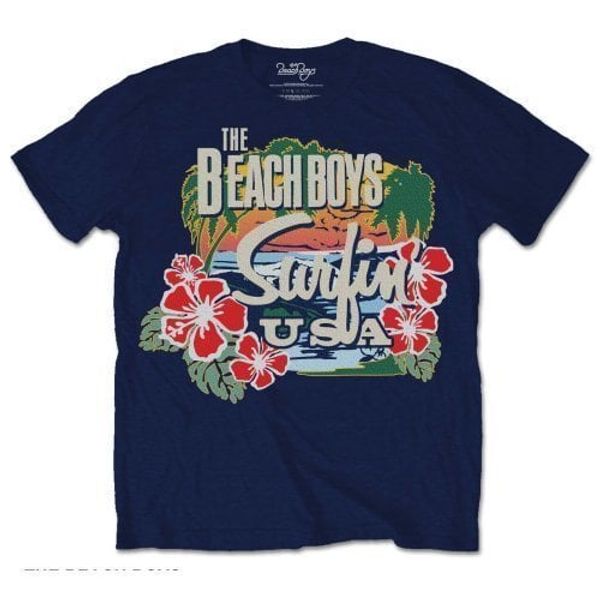 The Beach Boys The Beach Boys Košulja Surfin USA Tropical Unisex Navy Blue L