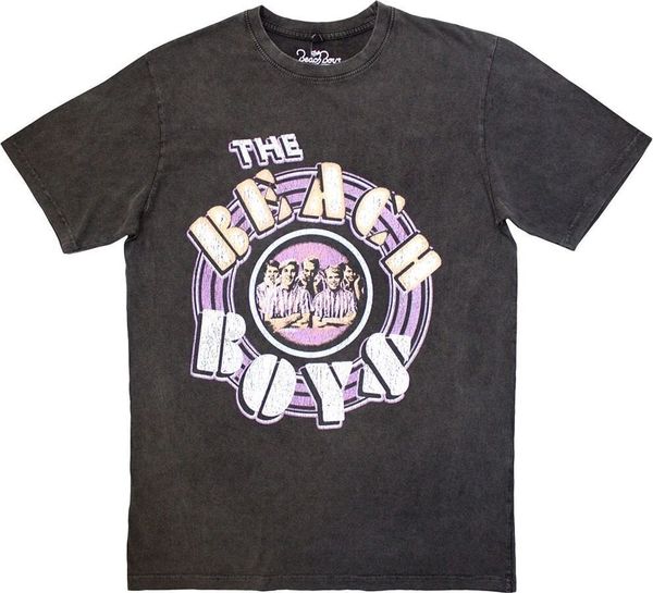 The Beach Boys The Beach Boys Košulja Vintage Photo Stone Wash Unisex Charcoal Grey S