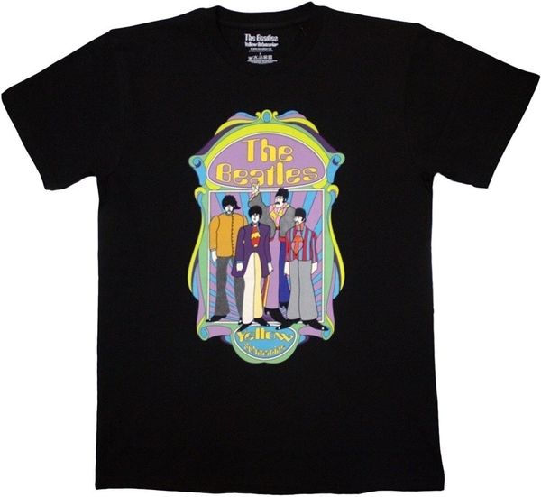 The Beatles The Beatles Košulja Yellow Submarine Sub Band Frame v2 Unisex Black 2XL