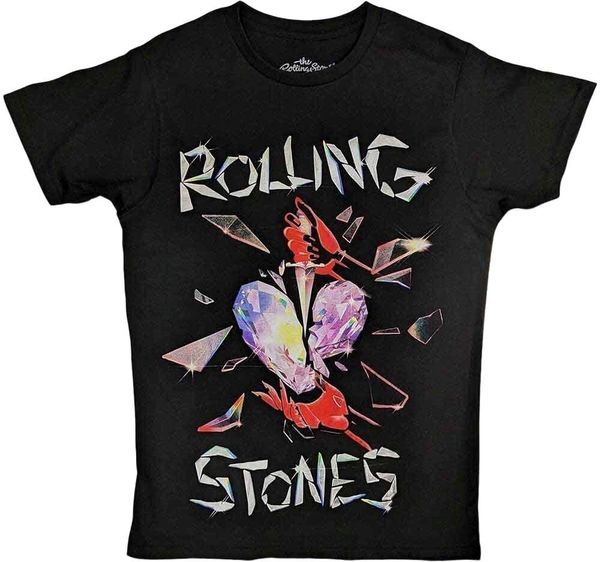 The Rolling Stones The Rolling Stones Košulja Hackney Diamonds Heart Unisex Black XL