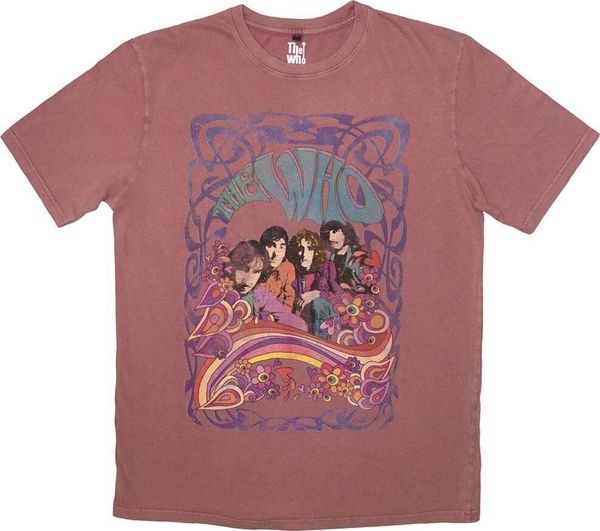 The Who The Who Košulja Psych Floral Stone Wash Unisex Kashmir Red 2XL