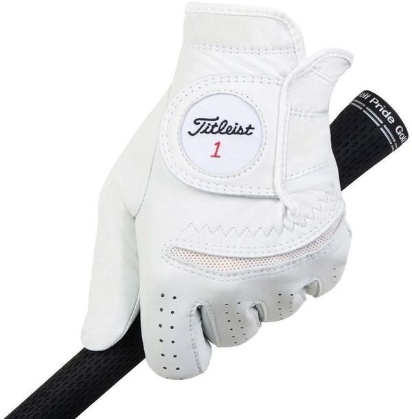 Titleist Titleist Permasoft White Desna ruka M Muške rukavice