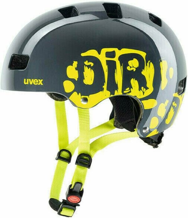 UVEX UVEX Kid 3 Dirtbike Grey/Lime 51-55 Kaciga za bicikl za djecu