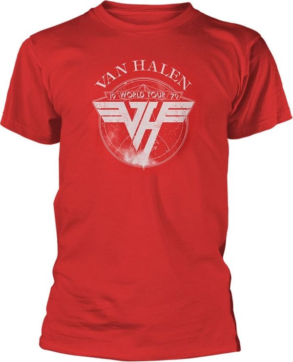 Van Halen Van Halen Košulja 1979 Tour Unisex Red L