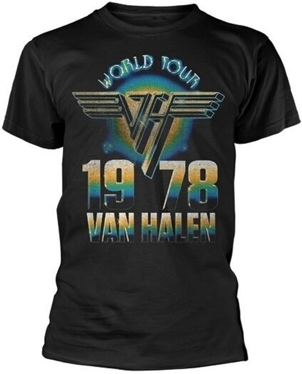 Van Halen Van Halen Košulja World Tour '78 Unisex Black XL