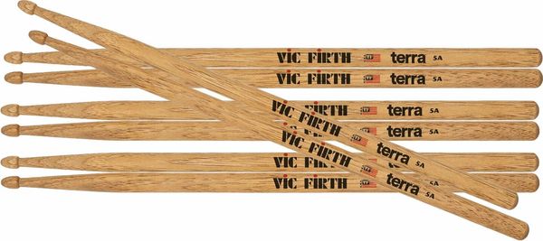 Vic Firth Vic Firth P5AT4PK American Classic Terra Series 4pr Value Pack Bubnjarske palice