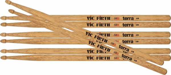 Vic Firth Vic Firth P5BT4PK American Classic Terra Series 4pr Value Pack Bubnjarske palice