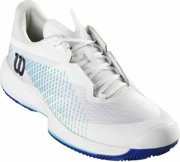 Wilson Wilson Kaos Swift 1.5 Clay Mens Tennis Shoe White/Blue Atoll/Lapis Blue 45 1/3 Muška obuća za tenis