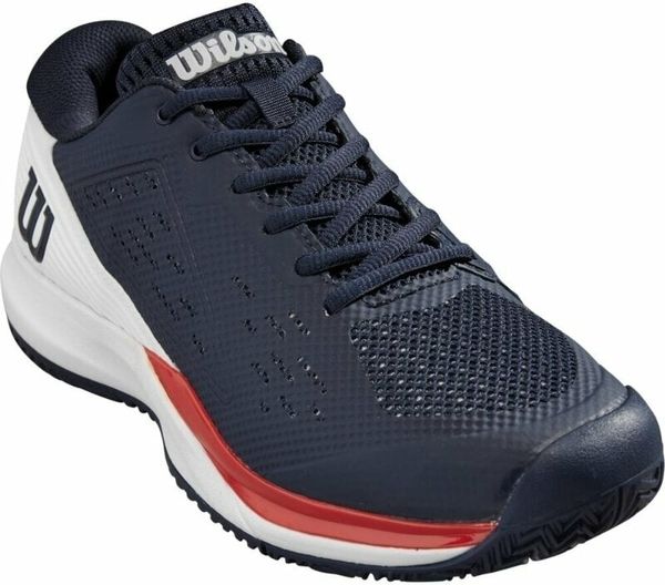 Wilson Wilson Rush Pro Ace Mens Tennis Shoe Navy Blaze/White/Red 45 1/3 Muška obuća za tenis
