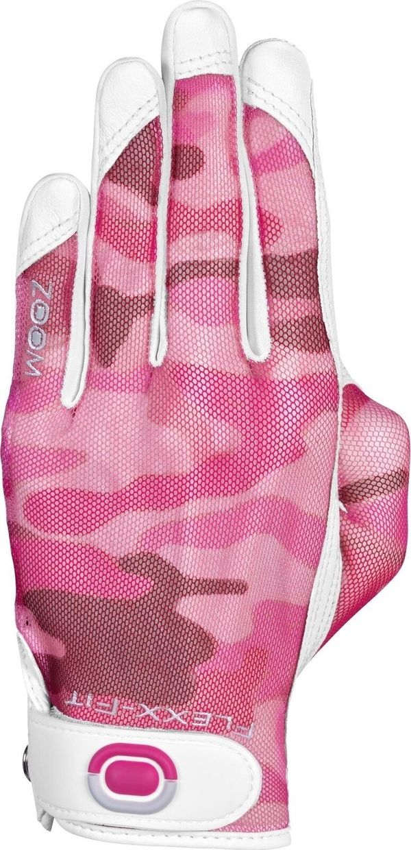 Zoom Gloves Zoom Gloves Sun Style Golf Camouflage Fuchsia Lijeva ruka L/XL Ženske rukavice