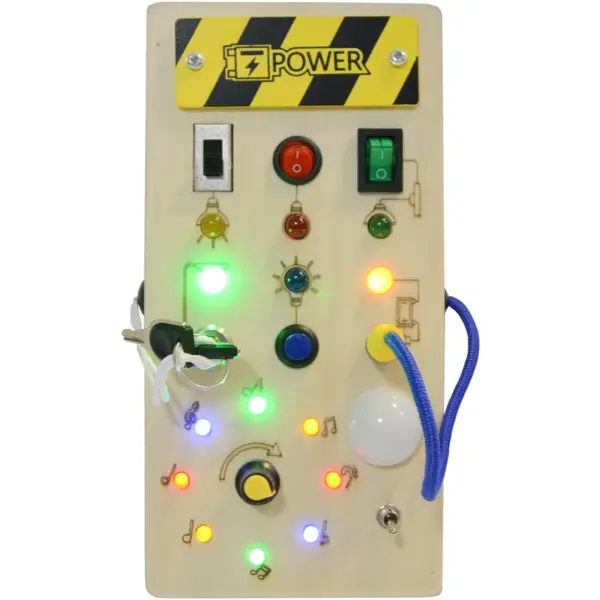 2Kids Toys 2Kids Toys LED Busy Board aktivna igračka 10m+ 1 kom
