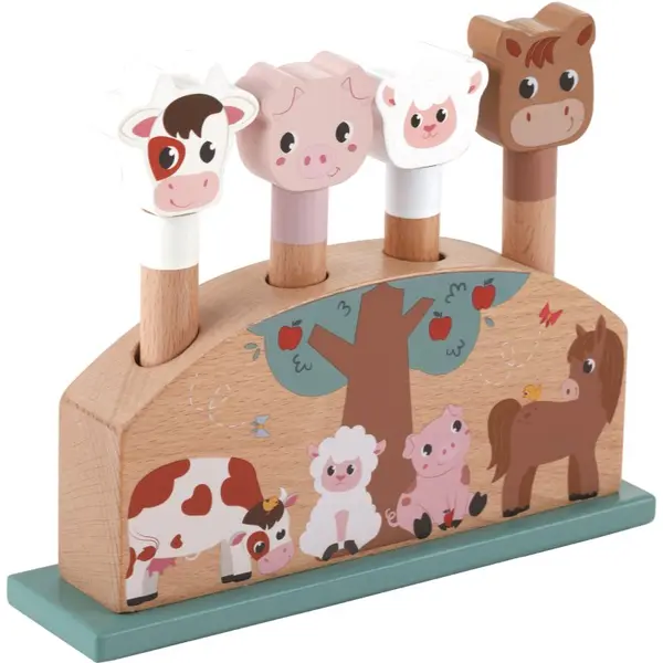 2Kids Toys 2Kids Toys Pop-up Toy Farm aktivna igračka 12m+ 1 kom