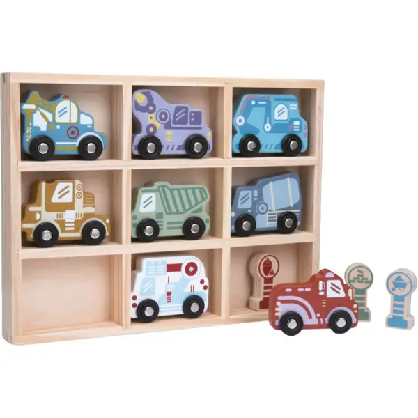 2Kids Toys 2Kids Toys Wooden Car Set set igračaka 2y+ 12 kom