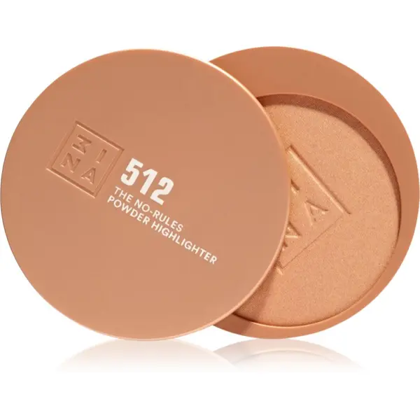 3INA 3INA The No-Rules Powder višenamjenska šminka za oči, usne i lice nijansa 512 - Soft pearly gold, highlighter 8 g
