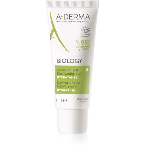 A-Derma A-Derma Biology blaga hidratantna krema za normalnu i mješovitu kožu lica 40 ml