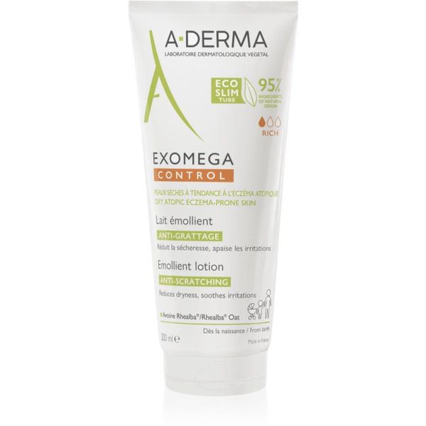 A-Derma A-Derma Exomega Control mlijeko za tijelo protiv iritacije i svrbeži kože 200 ml