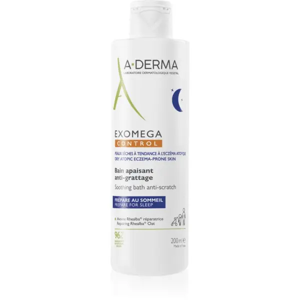 A-Derma A-Derma Exomega Control Soothing Bath Anti-Scratch umirujuća kupka protiv iritacije i svrbeži kože 200 ml