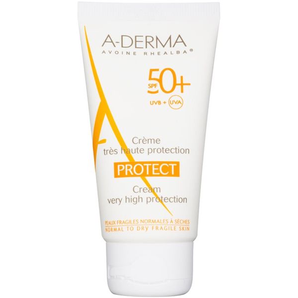 A-Derma A-Derma Protect zaštitna krema za normalnu i suhu kožu lica SPF 50+ 40 ml