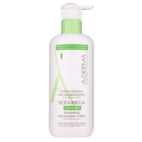 A-Derma A-Derma Xera-Mega Confort hranjiva krema za lice i tijelo za suhu i vrlo suhu kožu 400 ml