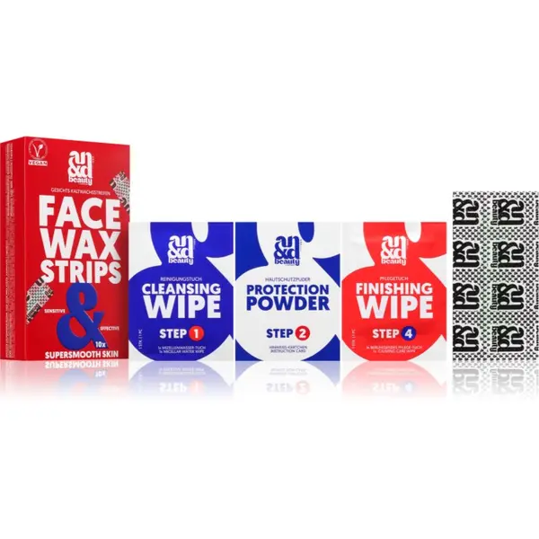 A.N.D. Beauty A.N.D. Beauty Wax Strips Face traka s voskom za depilaciju lica 10x2 kom