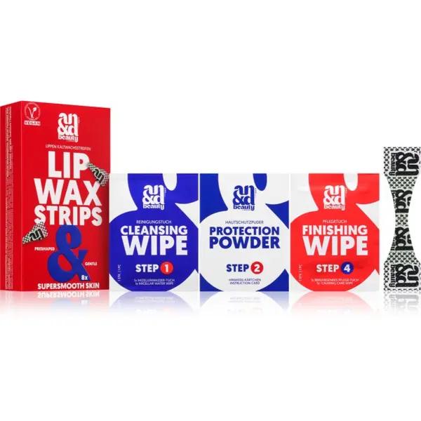 A.N.D. Beauty A.N.D. Beauty Wax Strips Lip depilacijska traka s voskom za gornju usnu 8 kom