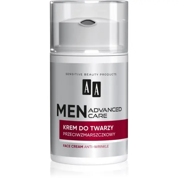 AA Cosmetics AA Cosmetics Men Advanced Care učvršćujuća krema za obnavljanje elastičnosti zrele kože lica 40+ za muškarce 50 ml