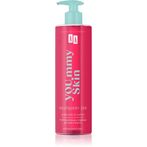 AA Cosmetics AA Cosmetics YOU.mmy Skin Raspberry Zen ulje za tuširanje s mirisom maline 400 ml