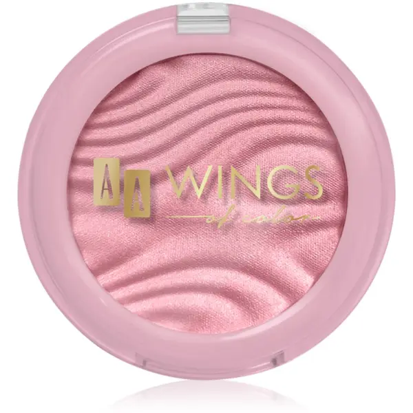 AA Wings of Color AA Wings of Color Blush & Go kompaktno rumenilo nijansa 02 Light Pink 4.5 g