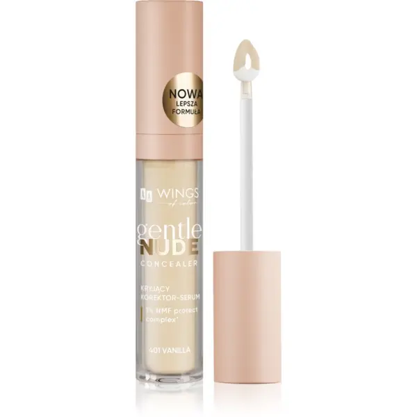 AA Wings of Color AA Wings of Color Gentle Nude Concealer tekući korektor nijansa 401 Vanilla 6.2 g