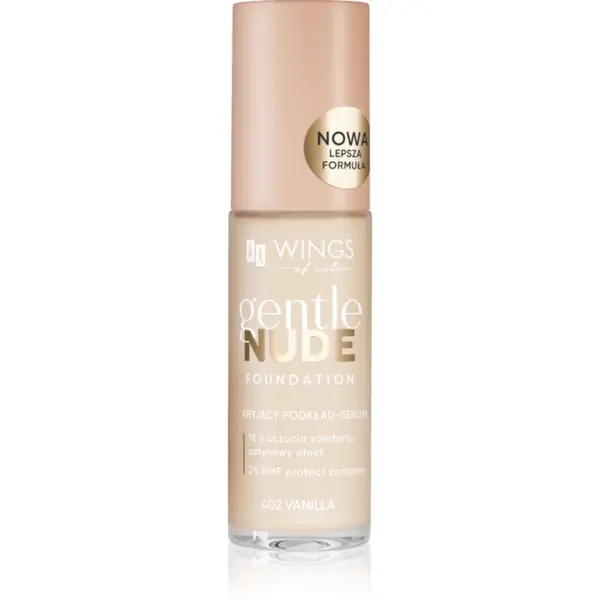 AA Wings of Color AA Wings of Color Gentle Nude Foundation tekući puder s hidratantnim učinkom nijansa 402 Vanilla 30 ml