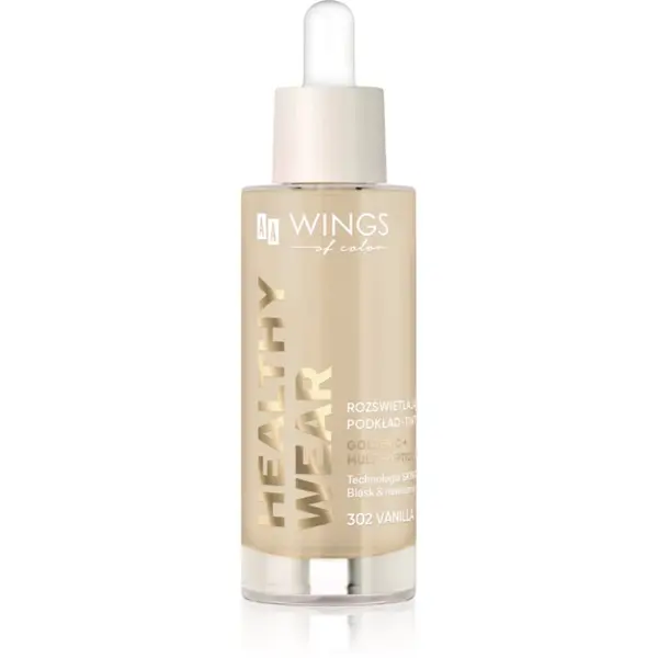 AA Wings of Color AA Wings of Color Healthy Wear Radiant Foundation posvjetljujući hidratantni puder nijansa 302 Vanilla 30 ml