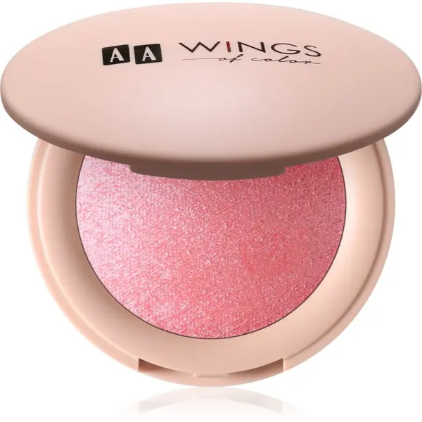 AA Wings of Color AA Wings of Color Power of Glow Illuminating Blush highlighter i rumenilo u jednom nijansa 01 Sunset Rose 4 g